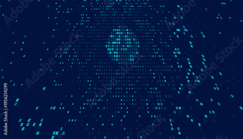 The Central Cipher - Binary Convergence with Receding Perspective and Digital Core