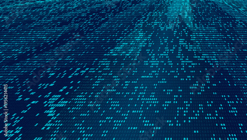 Digital Topography - The Binary Waveform of Global Data Flux and Information Architecture