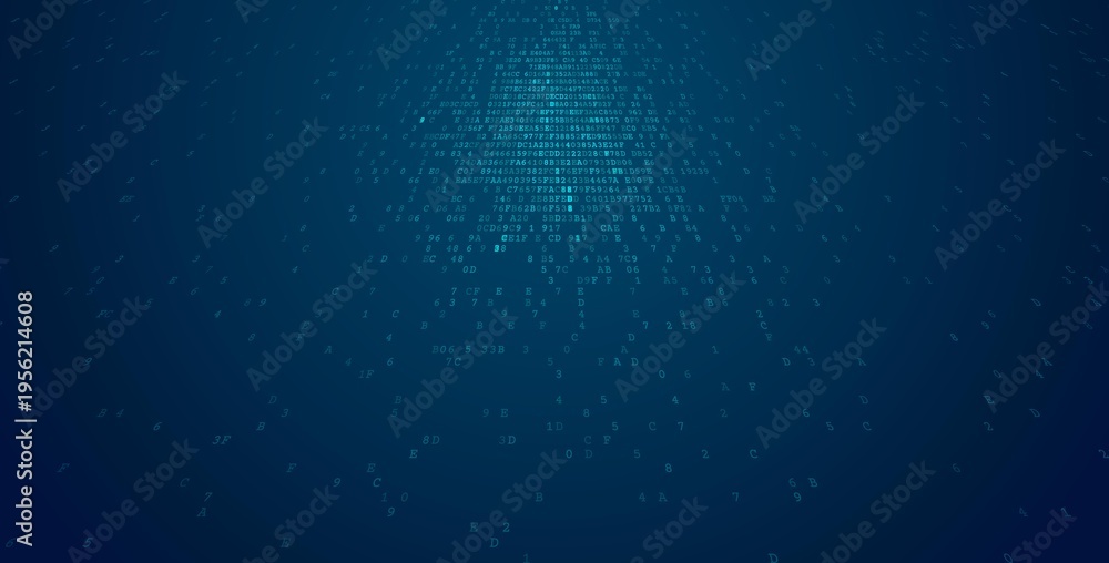 Obraz premium The Binary Nucleus - Spherical Data Cluster of Minimalist Digital Intelligence. Perspective.