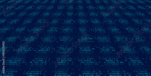 Digital Gridwork - A Structured Array of Binary Logic and Information Processing Blocks. Perspective.