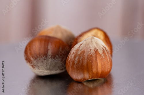 photo of hazelnuts in their shells
