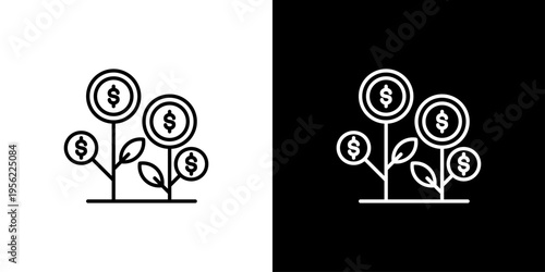 Prosper Icon Sheet Black And White