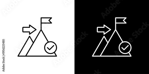 Zenith Icon Sheet Black And White