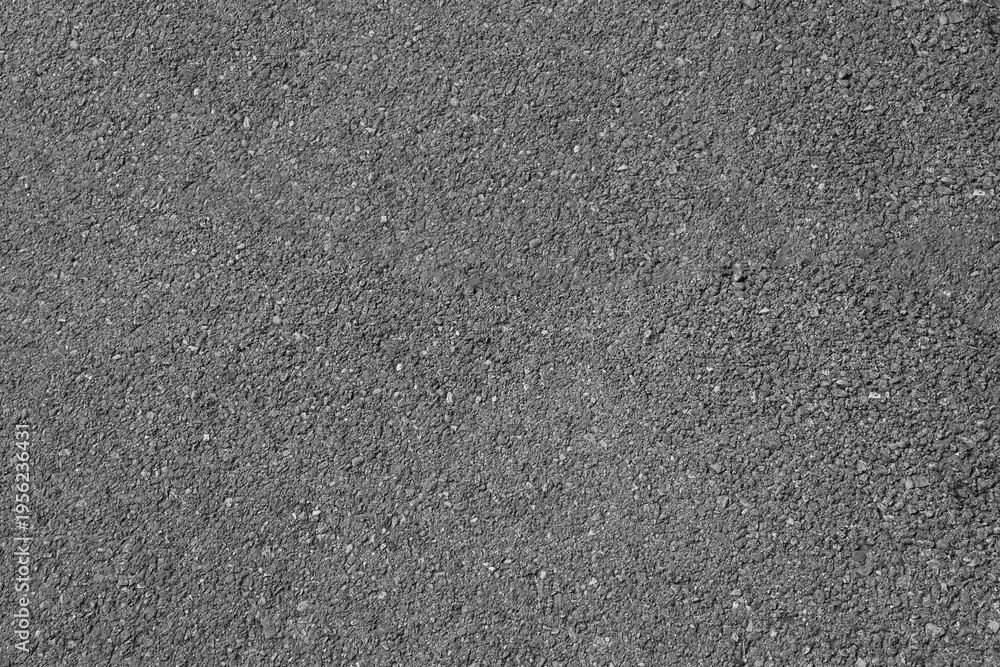 Fototapeta premium Top view of urban street road highway with concrete border, sidewalk Asphalt road top aerial view background Transportation backdrop black Asphalt texture stones with bitumen