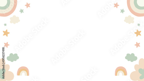 Kid Presentation Creative business PowerPoint presentation slides template design. Use for modern keynote presentation background, brochure design, website slider, landing page, annual report, company