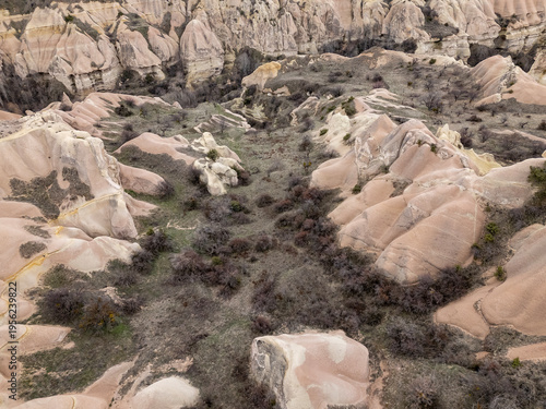 Cappadocia valley showcasing eroded rock formations in Urgup