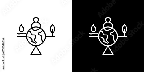 Stability Icon Sheet Black And White