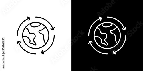 Ecosystem Icon Sheet Black And White