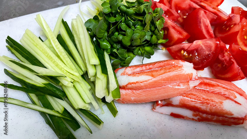 冷やし中華の下準備