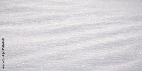 An elegant depiction of soft, fresh snow covers the serene landscape, creating a seamless and captivating texture.