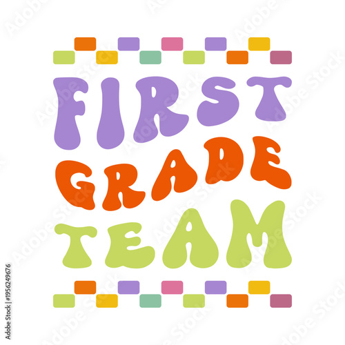 Products for the start of the school year for pupils in Years 1 to 10: a hand-drawn illustration featuring vintage typography, a print with a quote, and a flat, colourful design for wall decoration