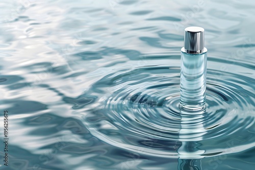 Water Surface Skincare Mockup, Generative AI