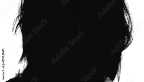 A small circle of business people are gathered together listening to a central speaker in stark black.