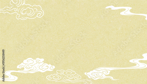 Chinese-style classical auspicious cloud background