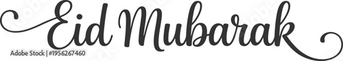 Eid Mubarak Script Text greeting Islamic