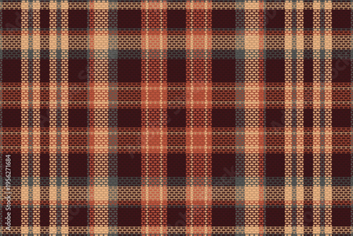Tartan plaid pattern with texture.
