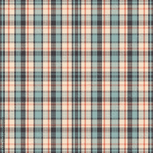 Tartan plaid pattern with texture.