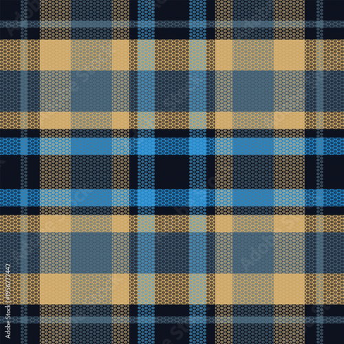 Tartan plaid pattern with texture.