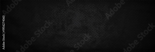 Black and Gray Halftone Grain Texture Background with Distressed Polka Dot Pattern and Vintage Grunge Gradient Overlay. vector illustration