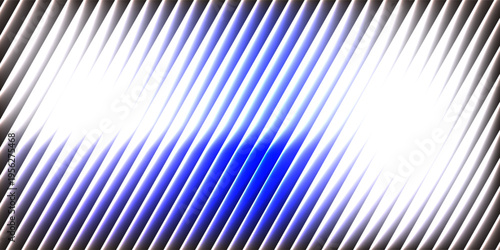 Blue and white abstract modern ribbed background with bright gradient. Vector illustration