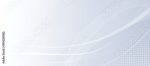 Abstract white digital dynamic wave background. Futuristic hi-technology concept.