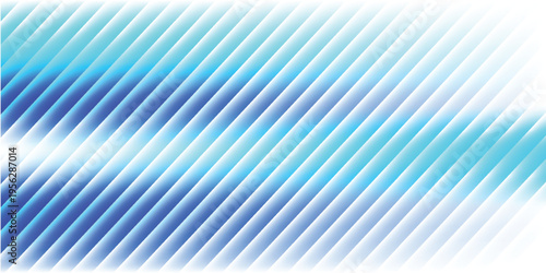 Abstract vertical blue light bar pattern background with glowing cyan center, creating a vibrant digital sound wave or equalizer effect, isolated on