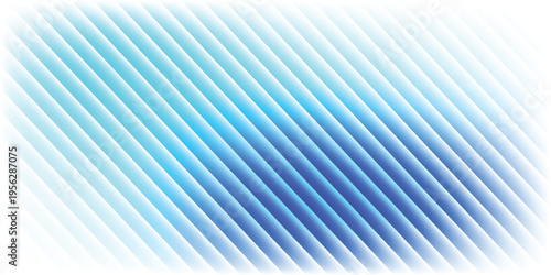 Abstract vertical blue light bar pattern background with glowing cyan center, creating a vibrant digital sound wave or equalizer effect, isolated on