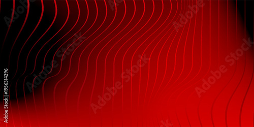 Abstract red and black background with vertical lines and gradient effect design