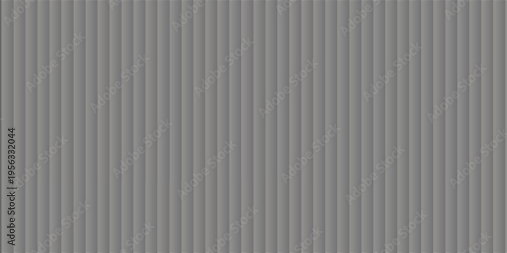 Fototapeta premium Vector ribbed glass texture background. Light grey ribbed glass. Mesh gradient. acrylic ribbed bath surface. Reeded glass background semitransparent overlay. Bath wall window