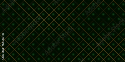 abstract greeb background with gold lines. green textured background. isolated background and golden light.