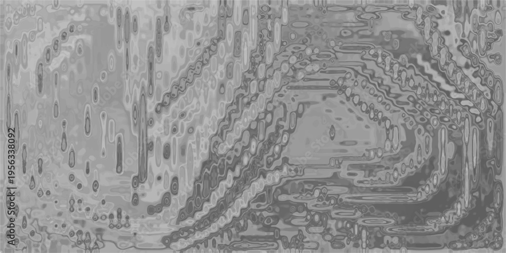 Obraz premium Abstract grayscale fluid organic shapes and wavy lines creating a textured background pattern with a sense of movement and depth