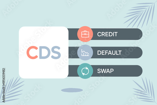 Credit default swap financial concept