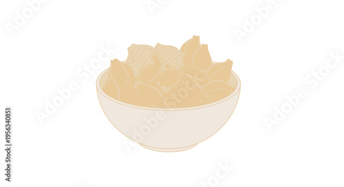 Closeup of mashed potatoes in bowl.