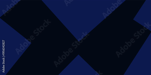 Modern black and blue abstract background. Minimalist. Black and blue gradient. Dark. Web banner. Geometric configuration. 3D effect. Relaxing and good.