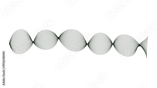 Abstract wave element for design. Digital frequency track equalizer. Technology abstract lines on white background.