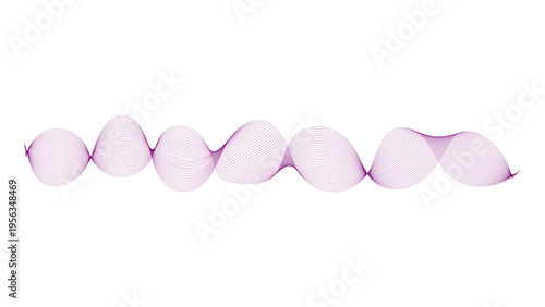  Abstract wave line for banner, template, wallpaper background with wave design. Abstract wave element for design. Digital frequency track equalizer. 