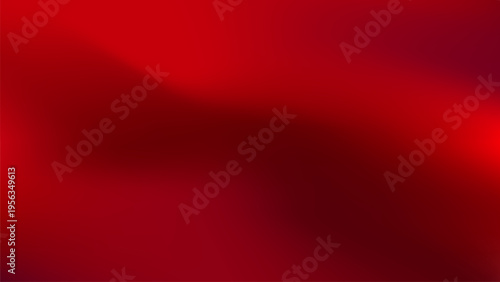 Abstract red gradient background, light and shadow on the backdrop with dimensions, hot tone wall with intense color, horizontal wallpaper.