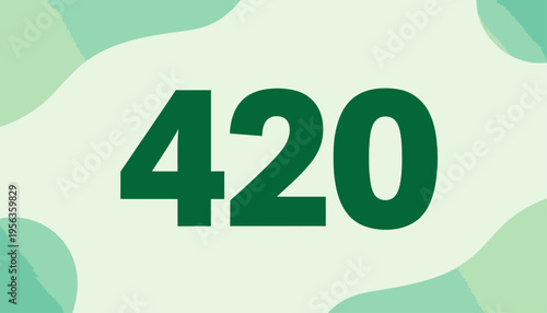 Stylized green graphic artwork embodying the widely recognized cultural significance of cannabis, representing a moment of celebration and community
