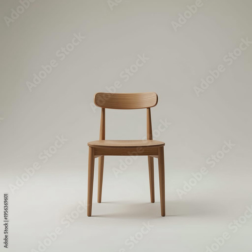 Brown wooden chair