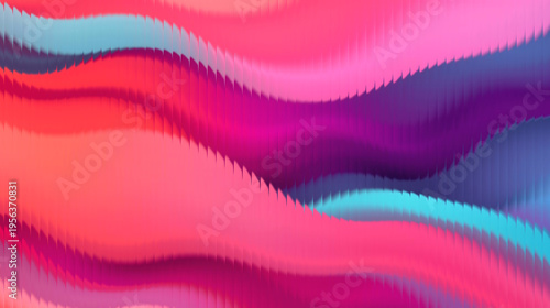 A vibrant abstract background with colorful wavy lines in shades of pink, purple, and blue