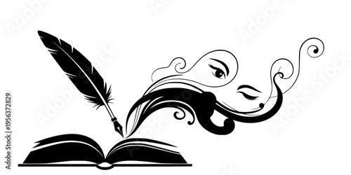 Book and Quill Icon