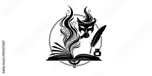 Book and Quill Icon