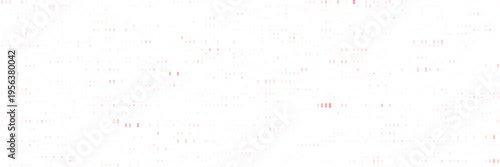 Abstract Red Binary Code Background for Cybersecurity Data Breach and Network Security Visualization