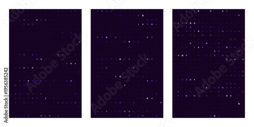 Quantum Computing Data Visualization, Digital Encryption Matrix, Cyber Security Grid Background