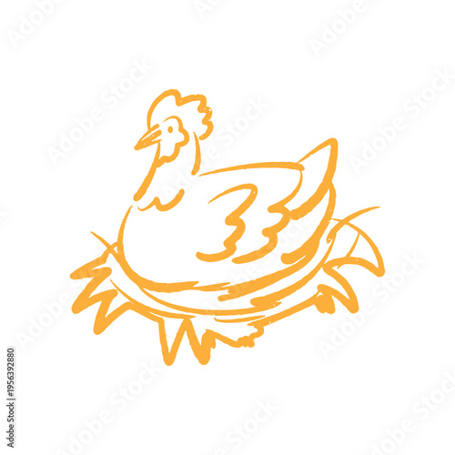 Logo of an Poultry chicken farm