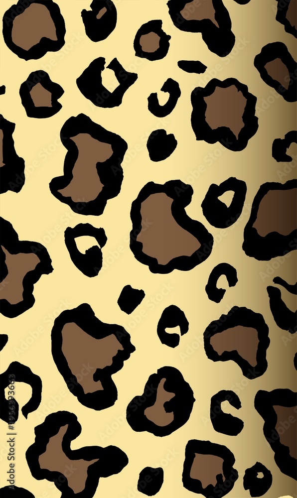 Fototapeta premium Classic Leopard Animal Print Seamless Vector