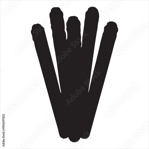 mozzarella sticks on white background