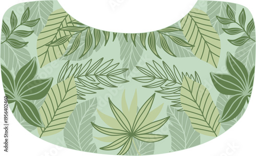 Vibrant Summer Tropical Foliage Seamless Pattern