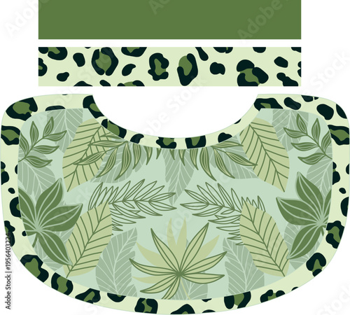 Vibrant Summer Tropical Foliage Seamless Pattern