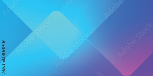 Abstract background with radiant electric purple and vibrant cyan layered geometric shapes eps10